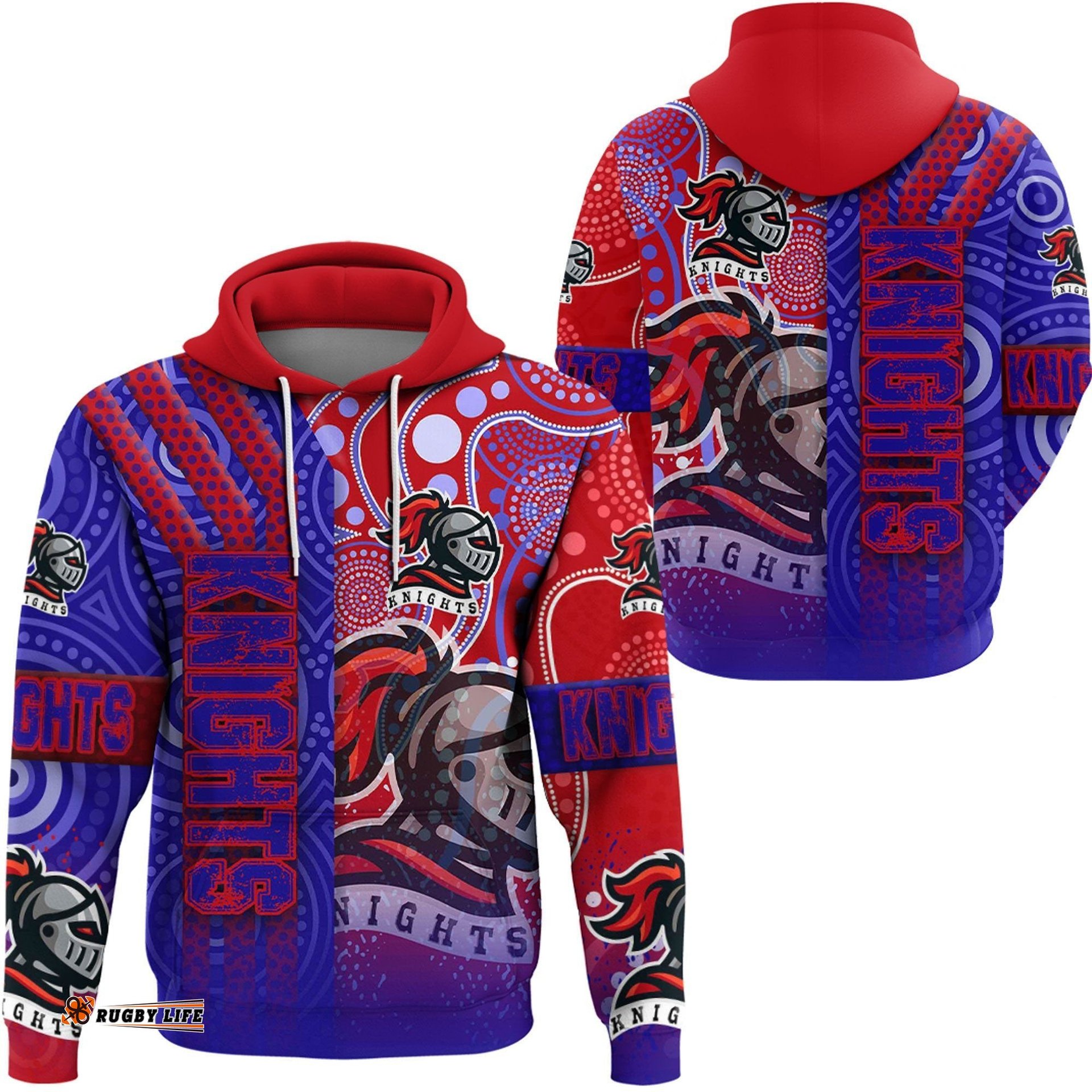 vibe hoodie clothing newcastle knights sporty style hoodie