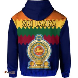 sri lanka the lions cricket mens t20 world cup zip up and pullover hoodie