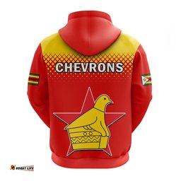 zimbabwe cricket hoodie the chevrons odi style