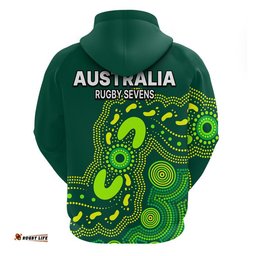 australia rugby sevens zip up and pullover hoodie aboriginal
