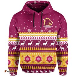 custom personalised broncos aboriginal hoodie christmas brisbane