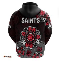 afl st kilda saints 1873 aboriginal hoodie