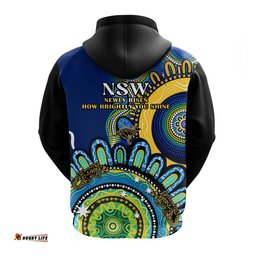 new south wales state hoodie nsw australian indigenous art