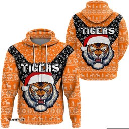 vibe hoodie clothing wests tigers christmas zip hoodie