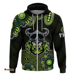 nrl canberra raiders rugby 1981 aboriginal hoodie
