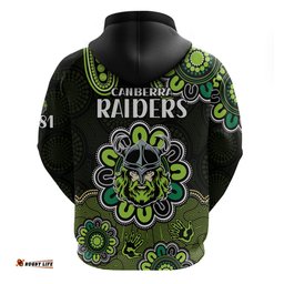 nrl canberra raiders rugby 1981 aboriginal hoodie