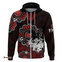 custom personalised nrl st george illawarra dragons rugby saints 1998 aboriginal hoodie