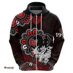 custom personalised nrl st george illawarra dragons rugby saints 1998 aboriginal hoodie