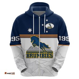 brumbies rugby 1995 super sporty style hoodie