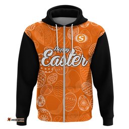 custom personalised perth scorchers cricket happy easter day zip up and pullover hoodie simple style