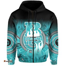 brisbane heat hoodie aboriginal sunshine