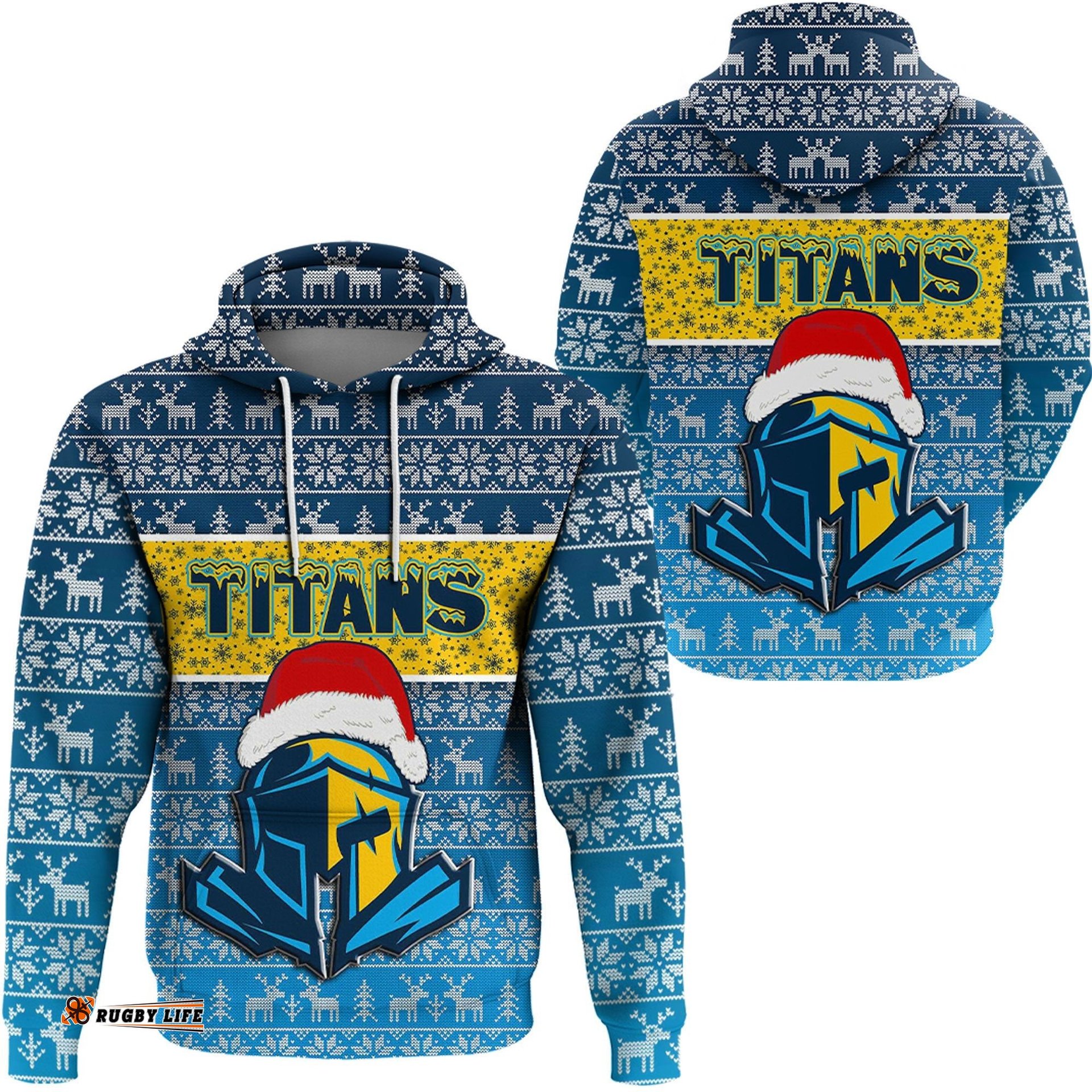 vibe hoodie clothing gold coast titans christmas hoodie