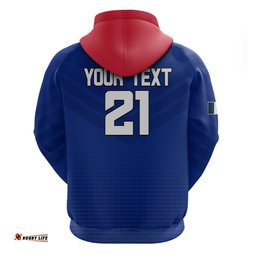 custom personalised france rugby 7s come on les bleus hoodie