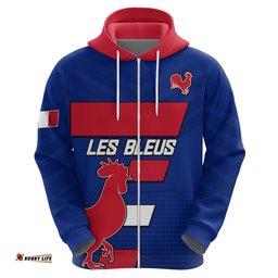 custom personalised france rugby 7s come on les bleus hoodie