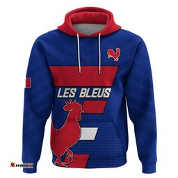 custom personalised france rugby 7s come on les bleus hoodie