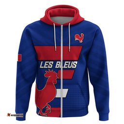 france rugby 7s come on les bleus hoodie