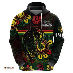 custom personalised nrl penrith panthers rugby hoodie panthers 1966 aboriginal