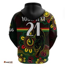 custom personalised nrl penrith panthers rugby hoodie panthers 1966 aboriginal