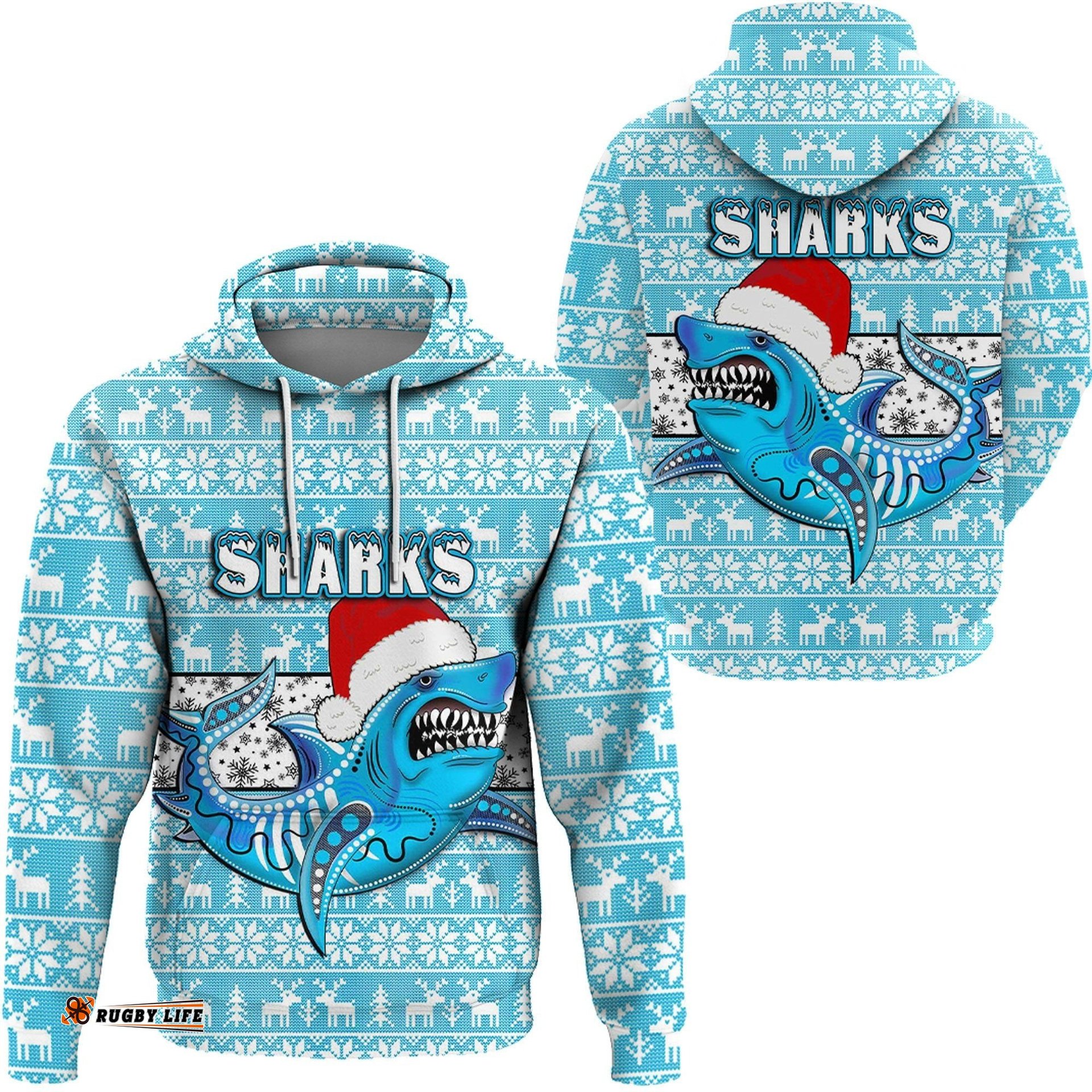 vibe hoodie clothing cronulla sutherland sharks christmas hoodie