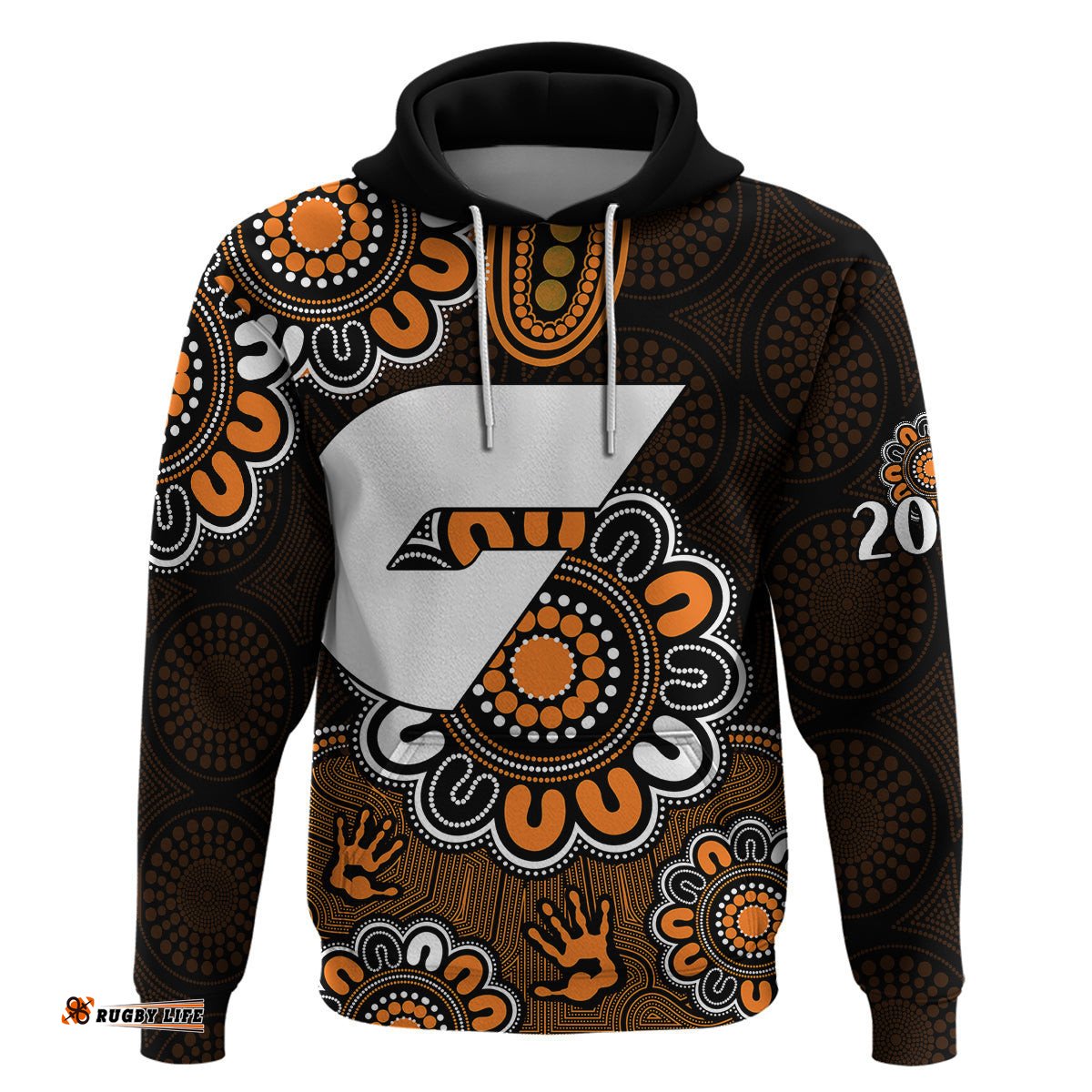 afl gws giants 2012 aboriginal hoodie