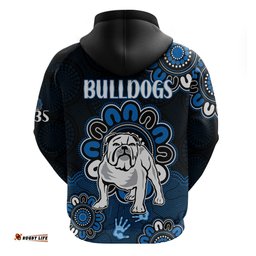 nrl canterbury bankstown bulldogs rugby berries 1935 aboriginal no2 hoodie