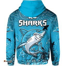 sharks rugby hoodie go sharkies aboriginal special version