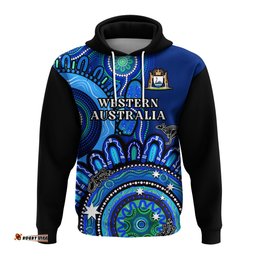 western australia state hoodie wa aussie indigenous art