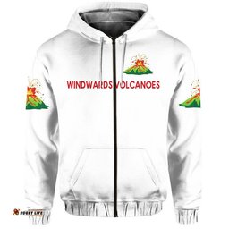 custom personalised windwards cricket volcanoes zip up and pullover hoodie special style