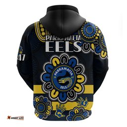 nrl parramatta eels rugby hoodie eels 1947 aboriginal