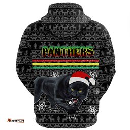 vibe hoodie clothing penrith panthers christmas zip hoodie