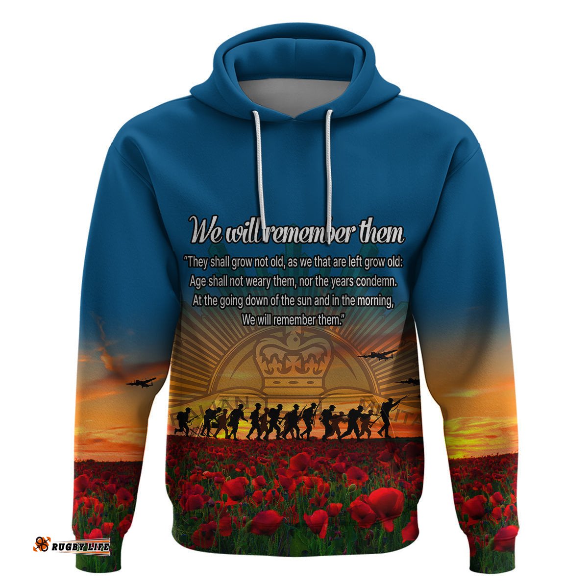 remembrance day hoodie we will remember them