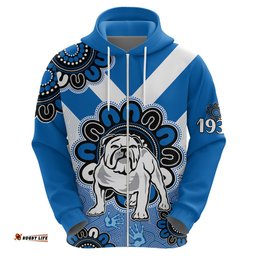 custom personalised nrl canterbury bankstown bulldogs rugby berries 1935 aboriginal hoodie