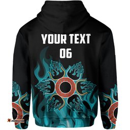 custom personalised and number brisbane heat hoodie cricket simple style
