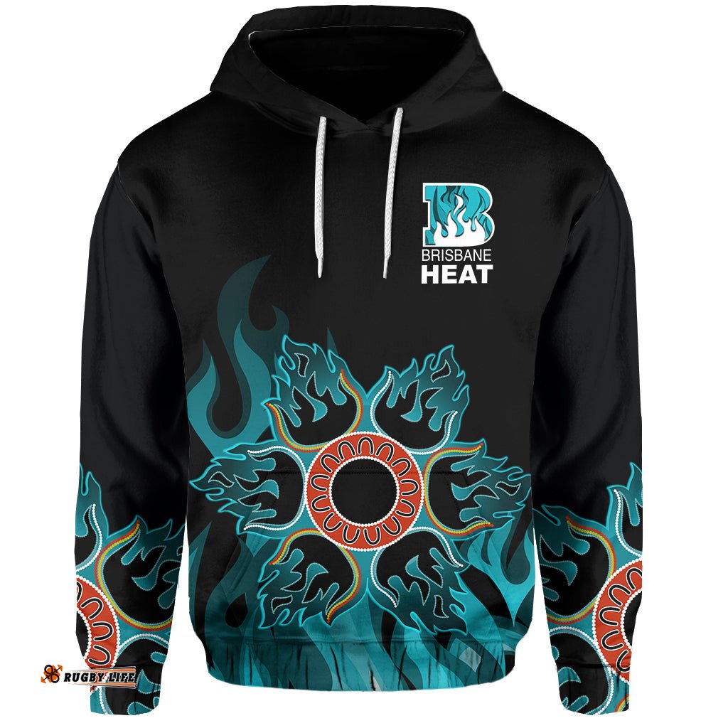 custom personalised and number brisbane heat hoodie cricket simple style