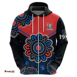 custom personalised nrl newcastle knights rugby novocastrians 1987 aboriginal hoodie