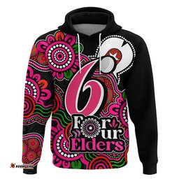 sydney sixers cricket zip up and pullover hoodie naidoc torres strait for our elders