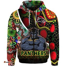 penrith panthers zip up and pullover hoodie strong panthers legend with special aboriginal style