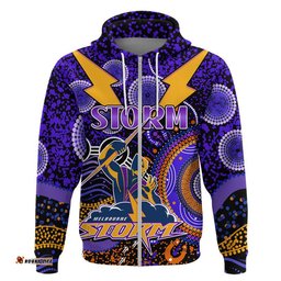 custom personalised storm rugby zip up and pullover hoodie aboriginal dots