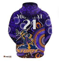 custom personalised storm rugby zip up and pullover hoodie aboriginal dots