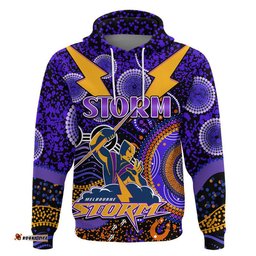 custom personalised storm rugby zip up and pullover hoodie aboriginal dots