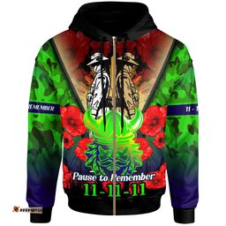 raiders rugby hoodie custom remembrance day pause to remember hoodie