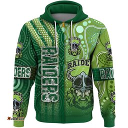 vibe hoodie clothing canberra raiders sporty style zip hoodie