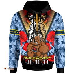 cowboys rugby hoodie remembrance day pause to remember hoodie