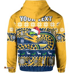 custom personalised parramatta eels christmas hoodie parra aboriginal art merry xmas