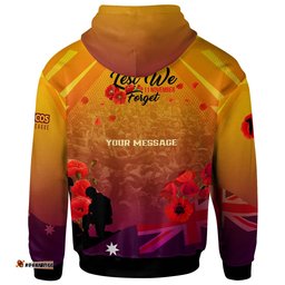 broncos rugby hoodie custom broncos remembrance day lest we forget poppies hoodie