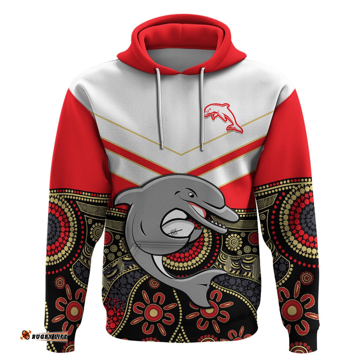 dolphins rugby hoodie indigenous dynamic version