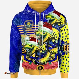 parramatta eels rugby christmas hoodie custom christmas super eels squad indigenous hoodie