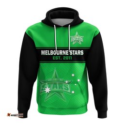 melbourne stars cricket hoodie est 2011 sporty