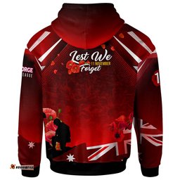 stgeorge rugby hoodie custom stgeorge remembrance day lest we forget poppies hoodie