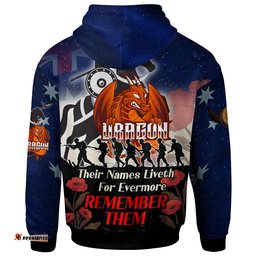 st george rugby hoodie custom remember them red poppy flowers hoodie